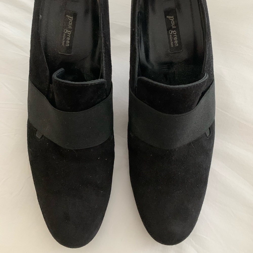 Paul Green Black Suede Shoe